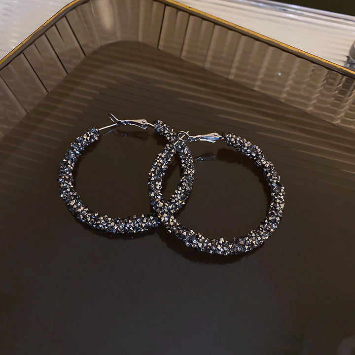Sparkling Hoop Earring