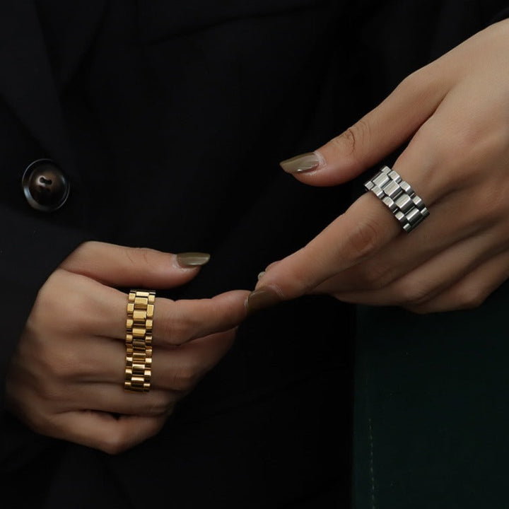 Titanium Steel Chain Ring