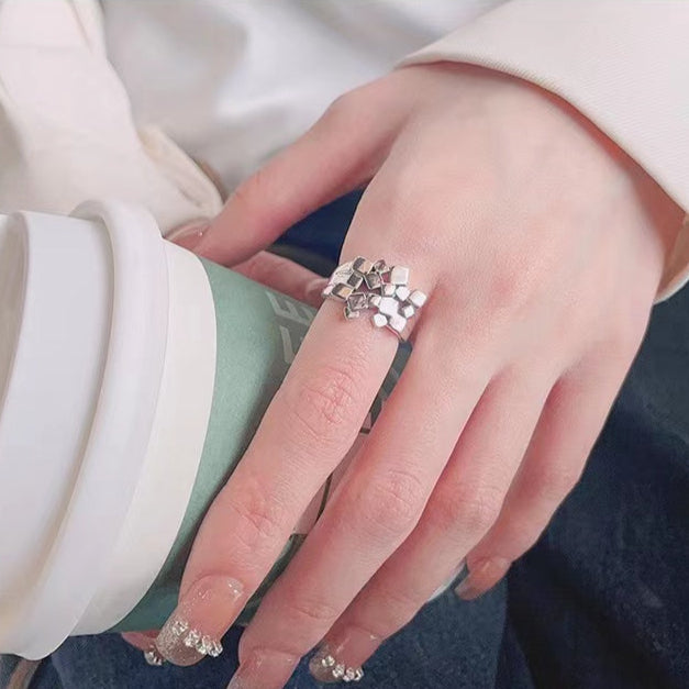 Square Stacking Adjustable Ring