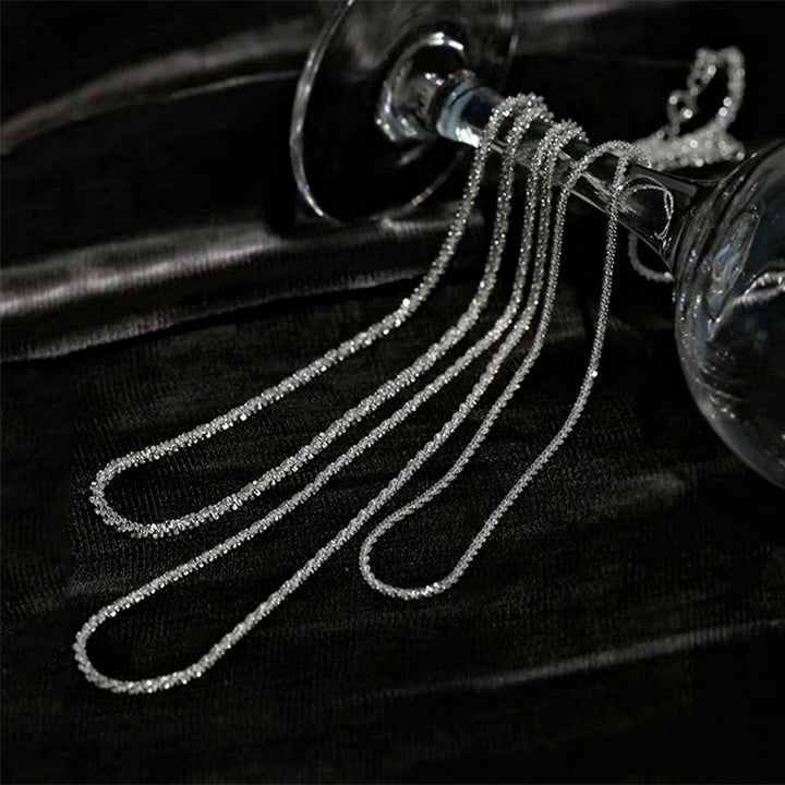 S925 Sterling Silver Full Star Necklace