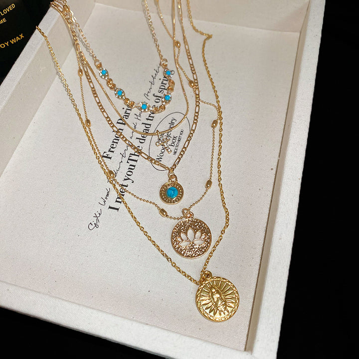 Layered Flower Necklace