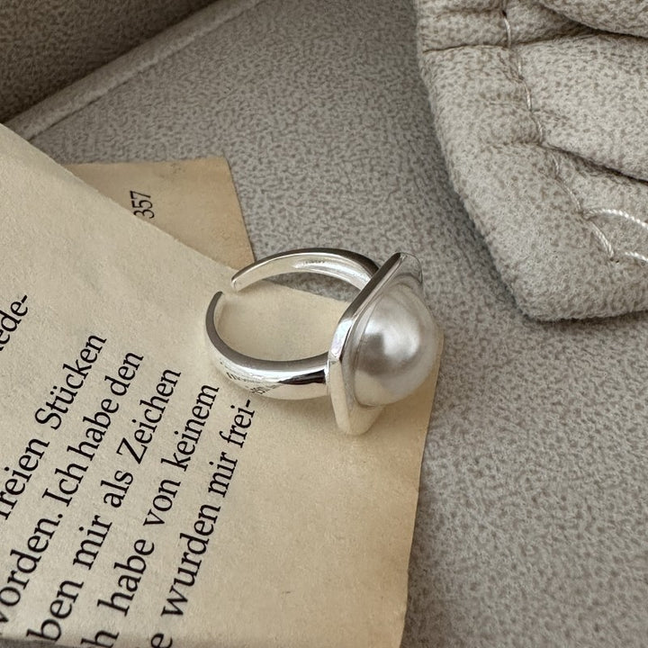 Square pearl ring