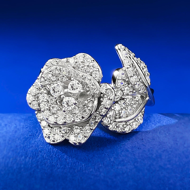 Sterling Silver Rose Ring