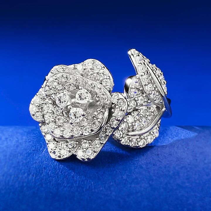 Sterling Silver Rose Ring