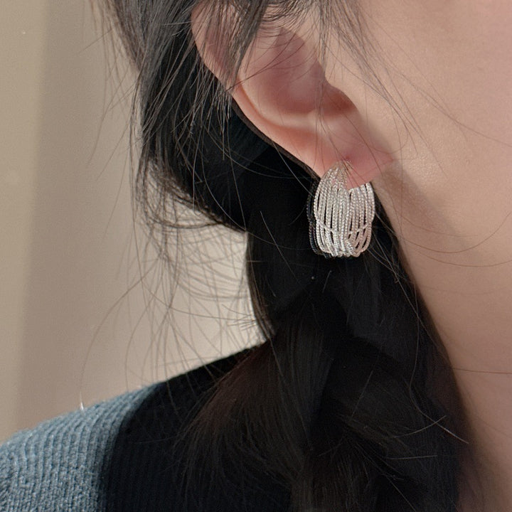 Sterling Silver Multi-Layered Line Wrap Set