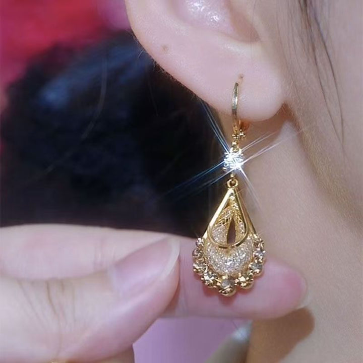 Silk Mesh Drop Earrings