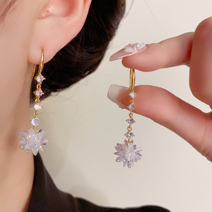 Crystal Tassel Earrings