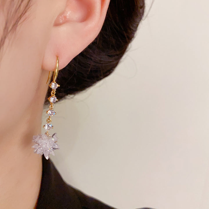 Crystal Tassel Earrings