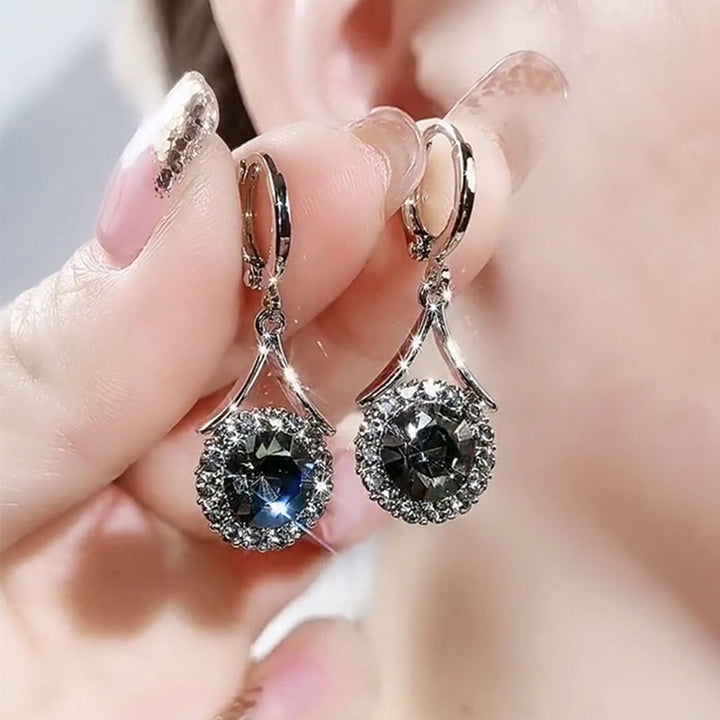 Gray Diamond Earrings