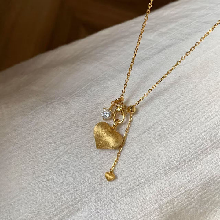 Heart Charm Pendant Necklace