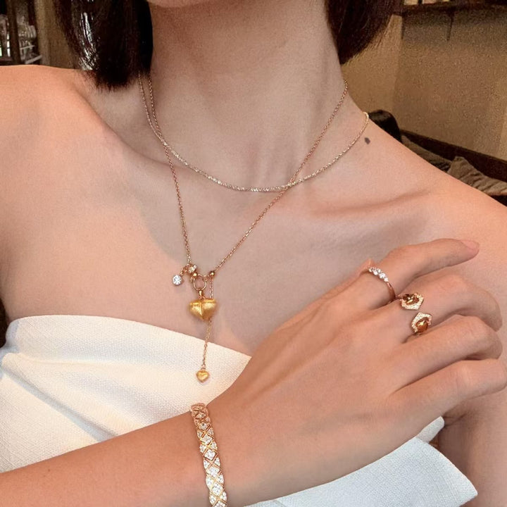 Heart Charm Pendant Necklace