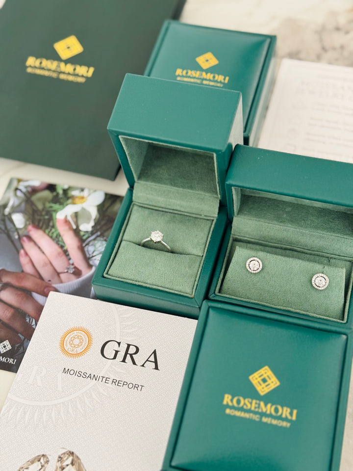 Everlasting Promise” Bullhorn Moissanite Ring