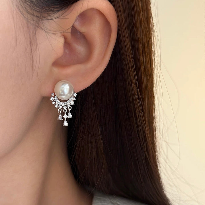 Pearl Galaxy Earrings