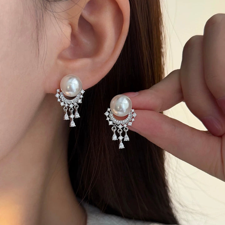 Pearl Galaxy Earrings