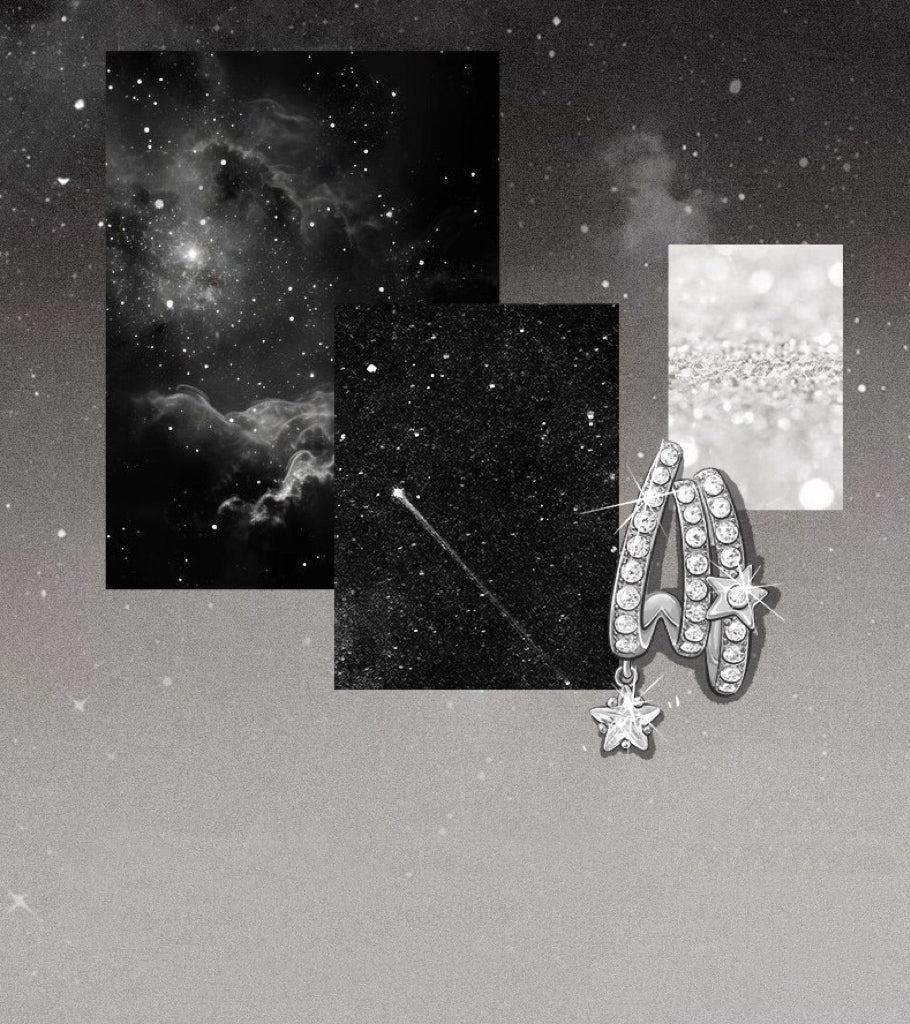 Twinkling Star Zircon Hoop Earrings