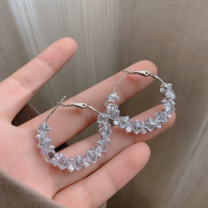 Delicate Zirconia Crystal Earrings