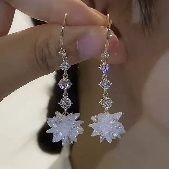 Crystal Tassel Earrings