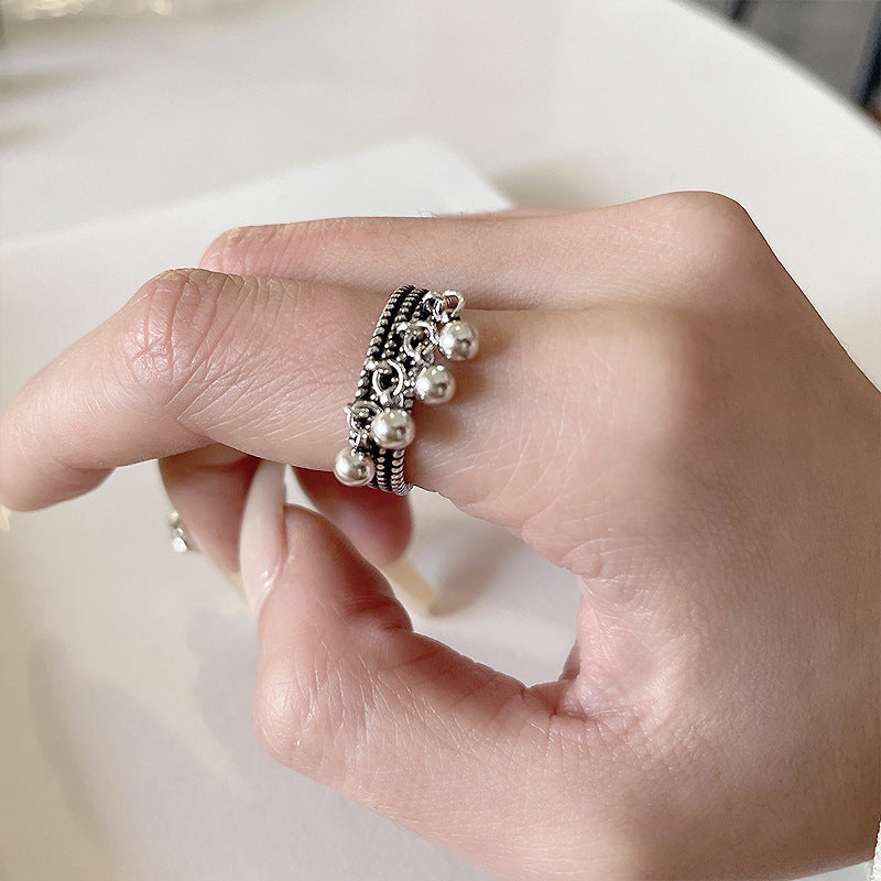 Small Beaded Vintage Ring