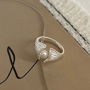 Pearl Shell Adjustable Ring