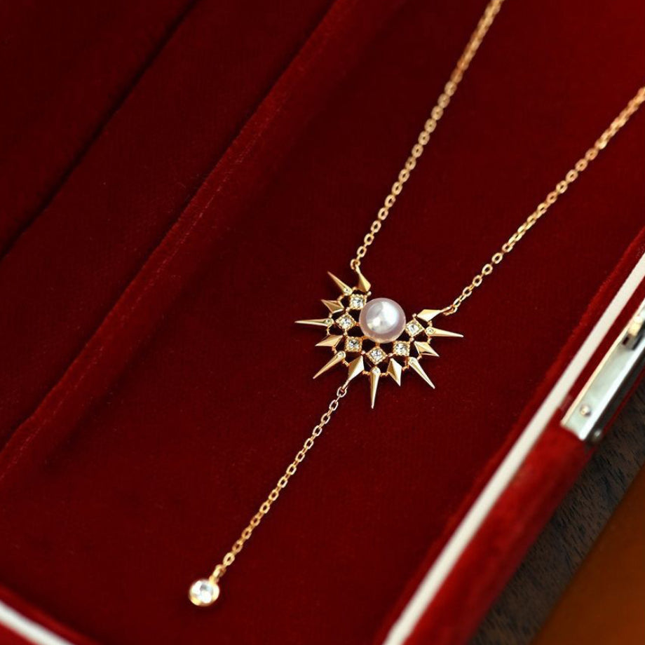 Sunburst' Pearl Necklace