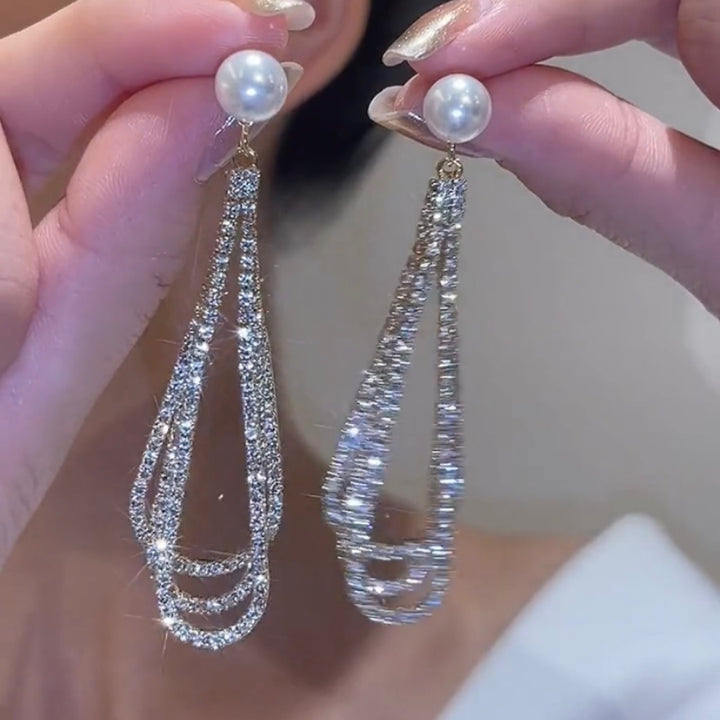 Pearl Tassel Earrings