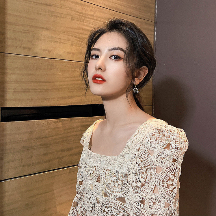 Black Zirconia Earrings