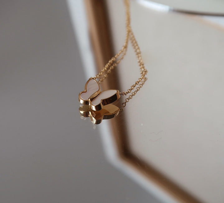 Pearl Butterfly Necklace