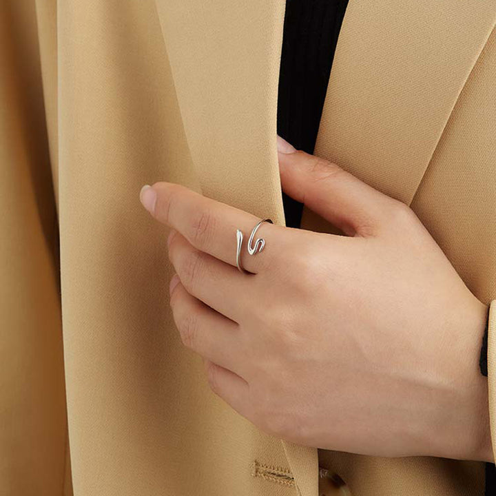 Sterling Silver Snake Ring