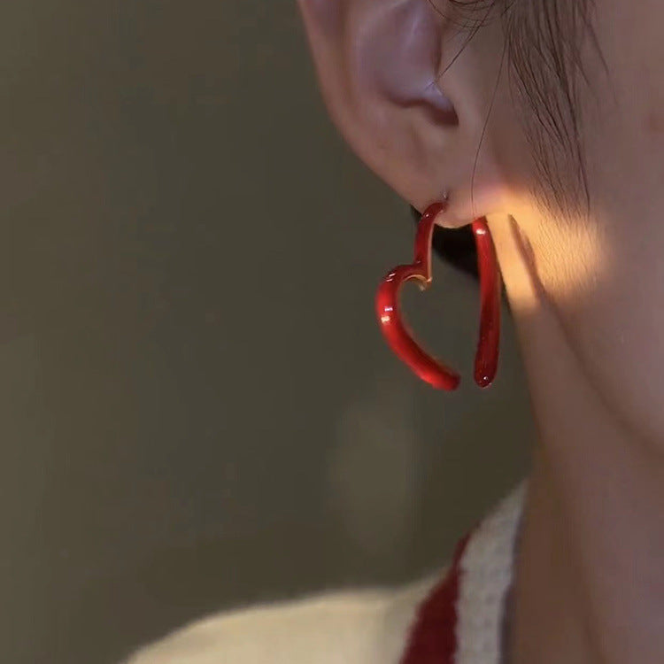 Red Love Earrings