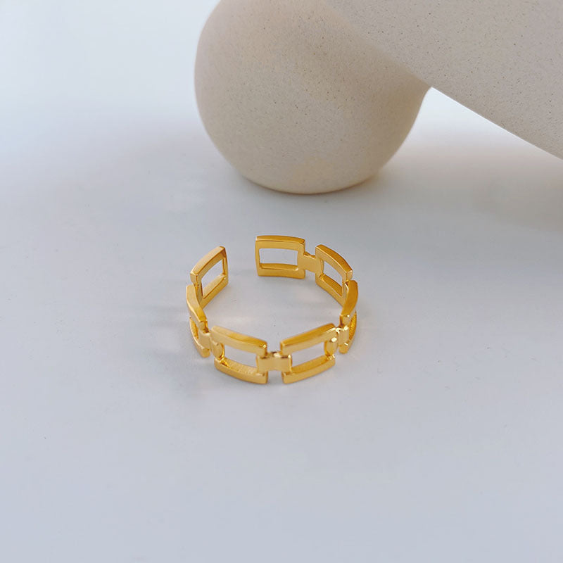 Metal Chain Adjustable Ring