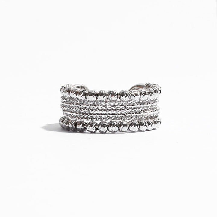 Braided Twist Open Ring
