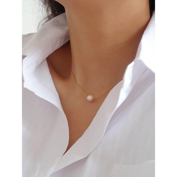 Large Natural Pearl Necklace