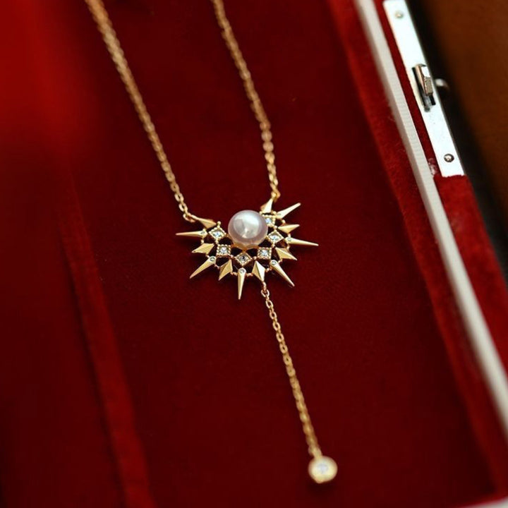 Sunburst' Pearl Necklace