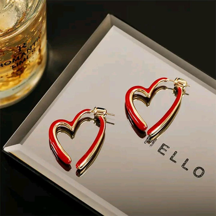 Red Love Earrings
