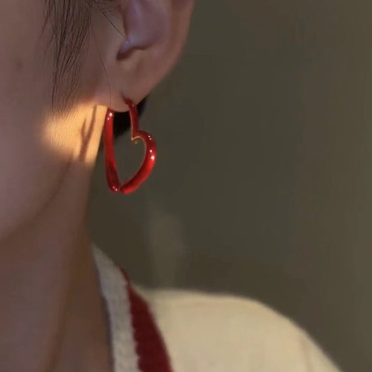 Red Love Earrings