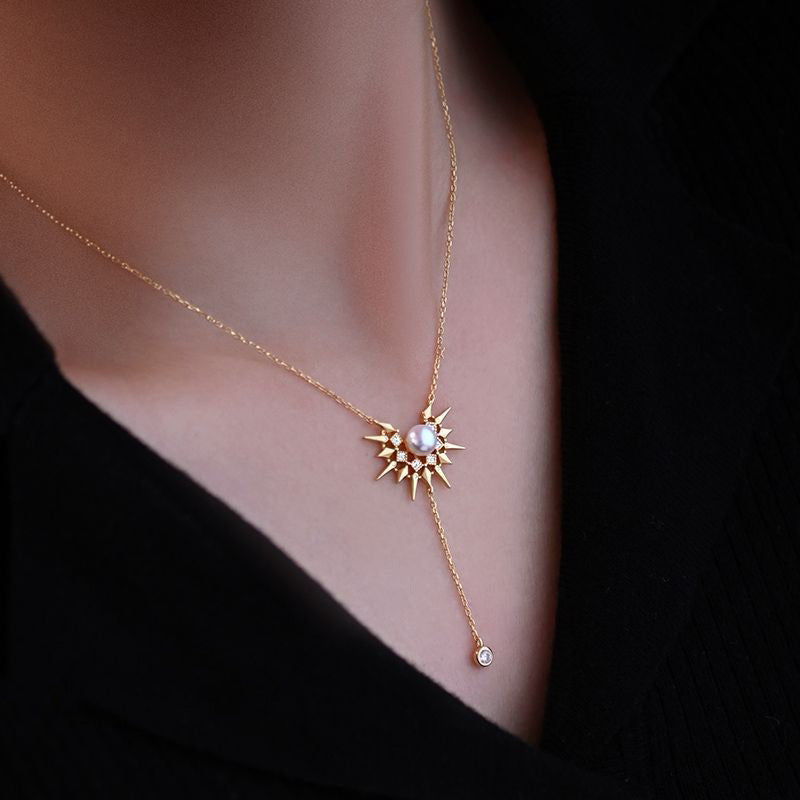 Sunburst' Pearl Necklace