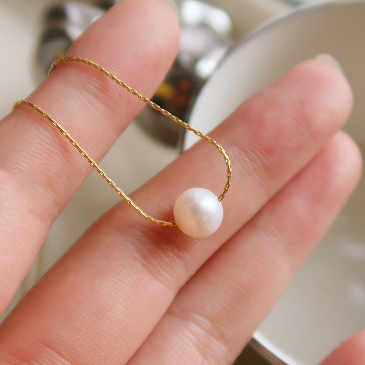 Large Natural Pearl Necklace