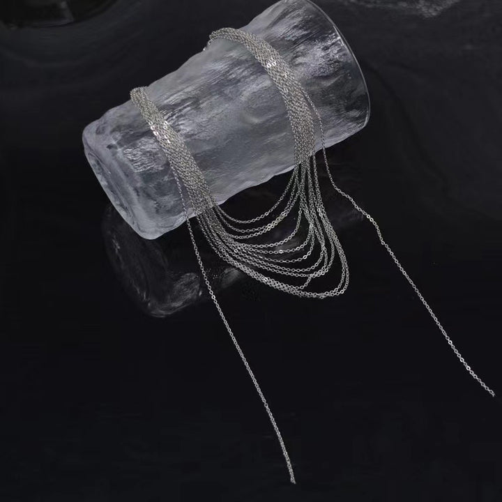 Irregular Layered Streamline Necklace