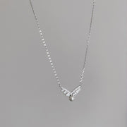 Silver Plated 14ct Gold Pearl Necklace