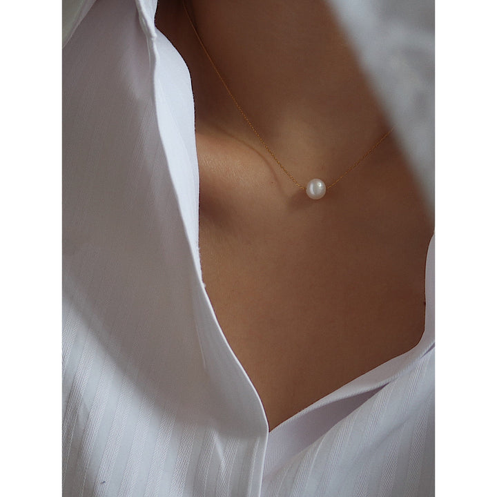 Large Natural Pearl Necklace