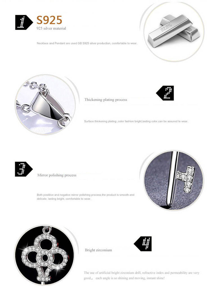 Key of Light Moissanite Pendant Necklace