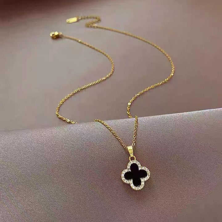 Double Sided Clover Necklace