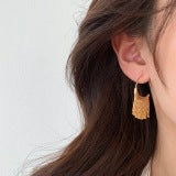 Scalloped Tassel Earrings