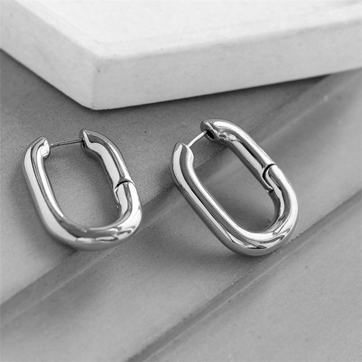 Classic O-Shaped Hoop Earrings