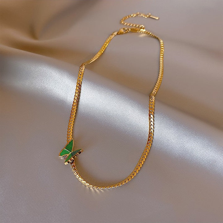Green Butterfly Choker