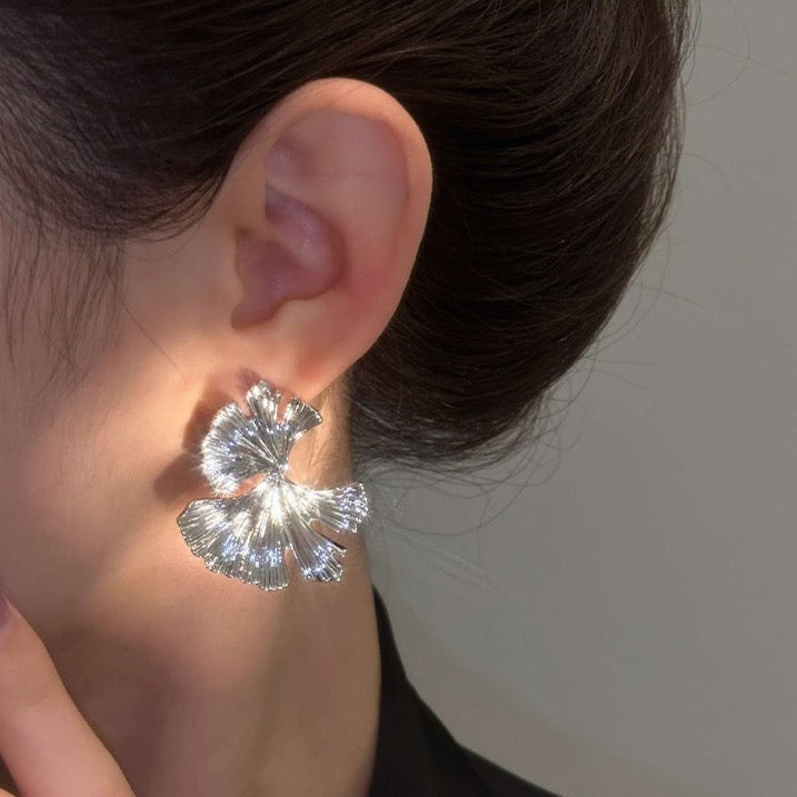 Liquid Flower Earrings