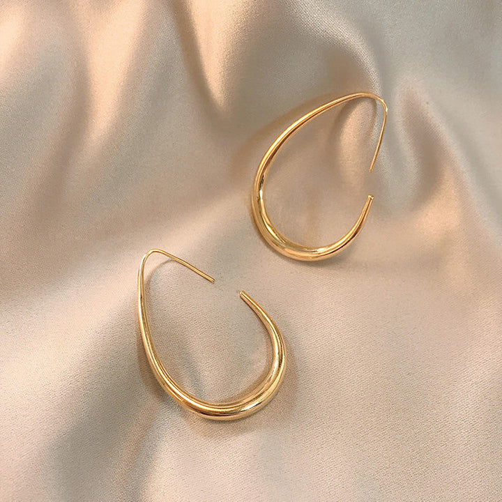 Fluid Hoop Earrings
