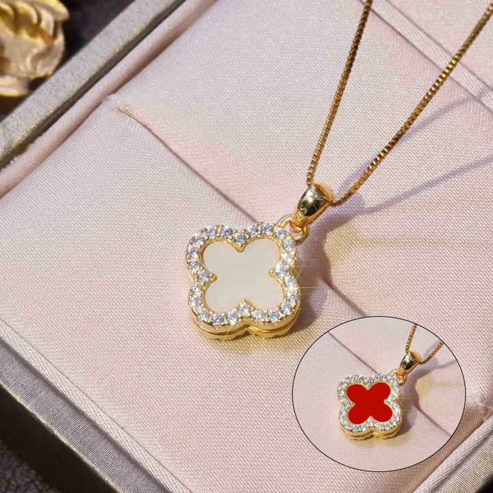 Double Sided Clover Necklace