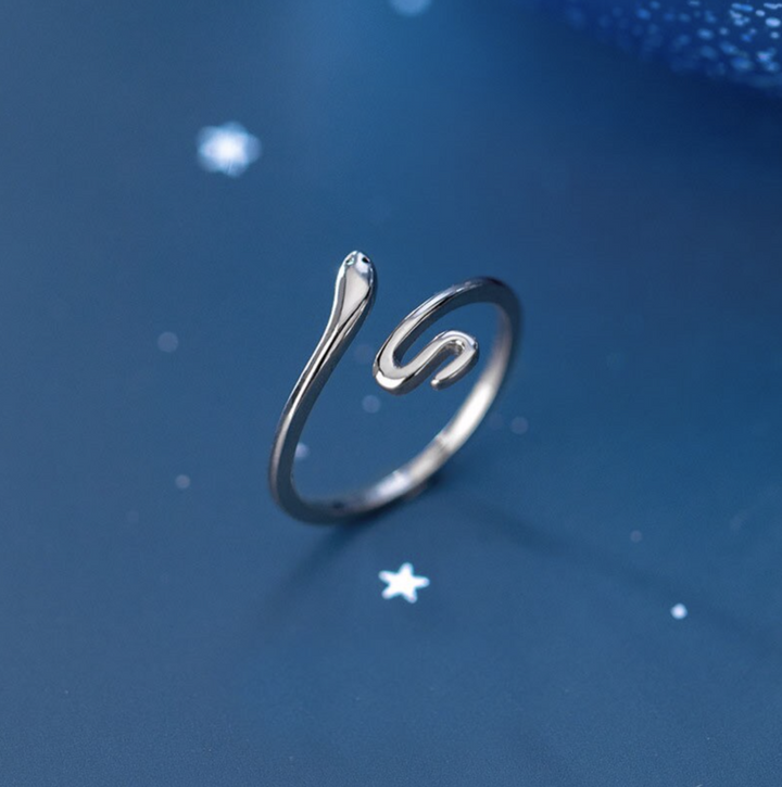 Sterling Silver Snake Ring