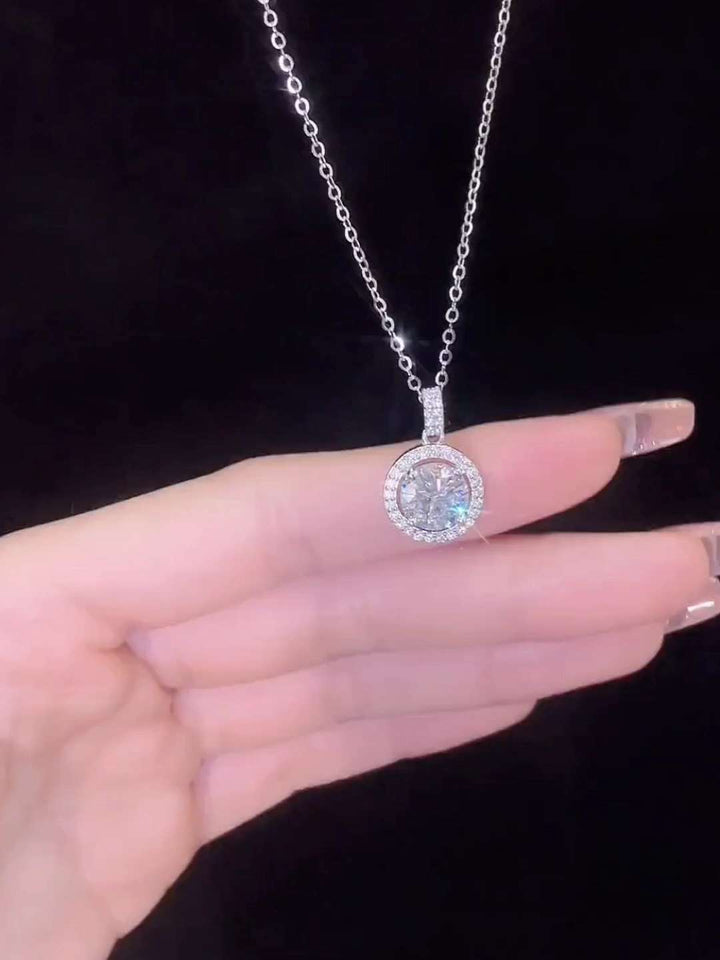 High Quality Sterling Silver Diamond Necklace